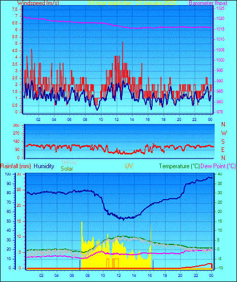 24 Hour Graph for Day 21