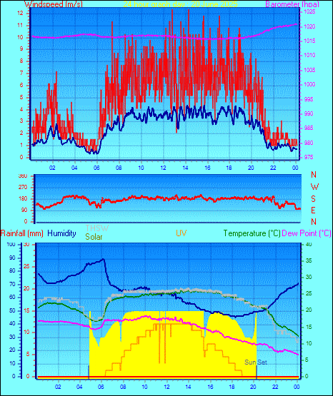 24 Hour Graph for Day 20