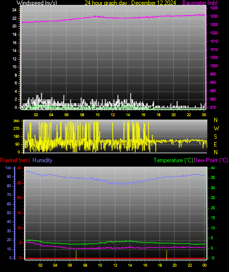 24 Hour Graph for Day 12