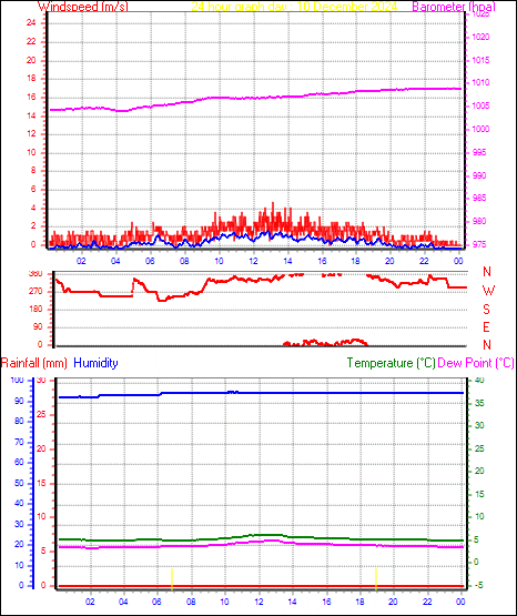 24 Hour Graph for Day 10