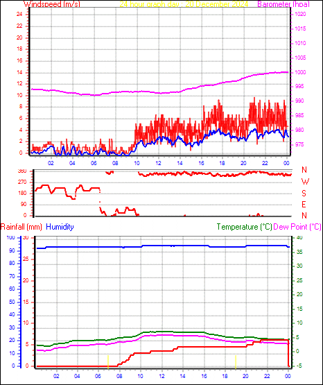 24 Hour Graph for Day 20