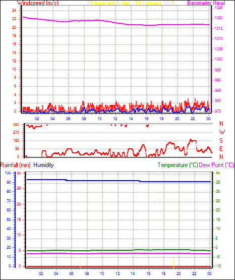 24 Hour Graph for Day 19