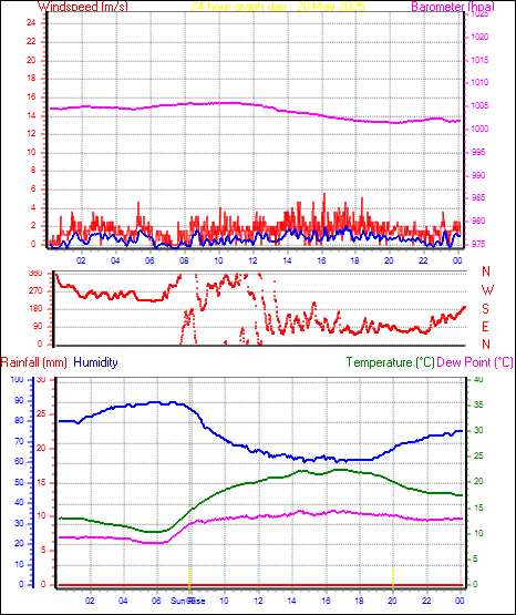 24 Hour Graph for Day 20