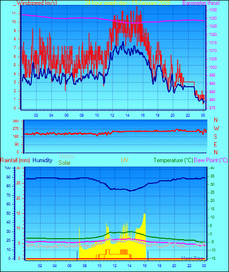 24 Hour Graph for Day 19