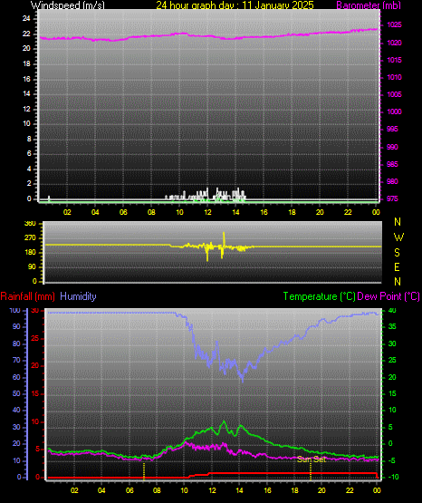 24 Hour Graph for Day 11