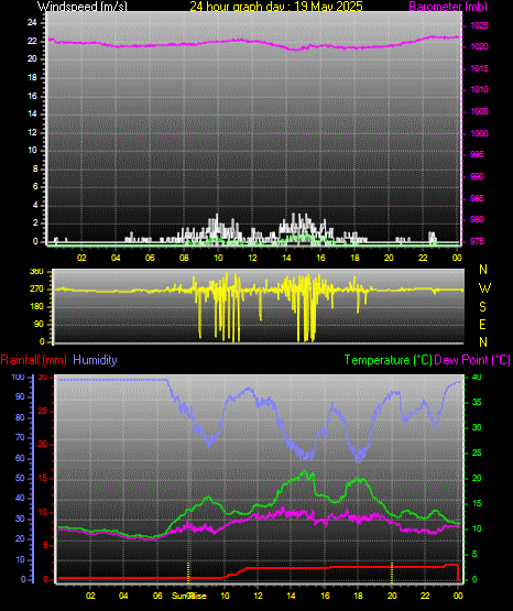 24 Hour Graph for Day 19