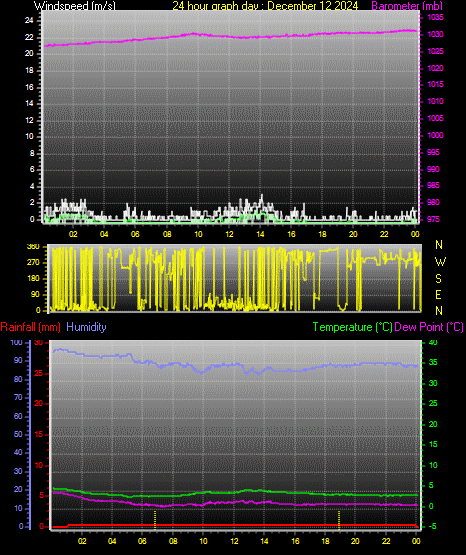 24 Hour Graph for Day 12