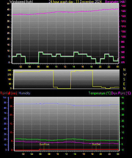 24 Hour Graph for Day 11