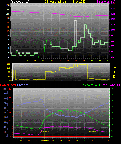 24 Hour Graph for Day 11