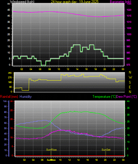 24 Hour Graph for Day 19