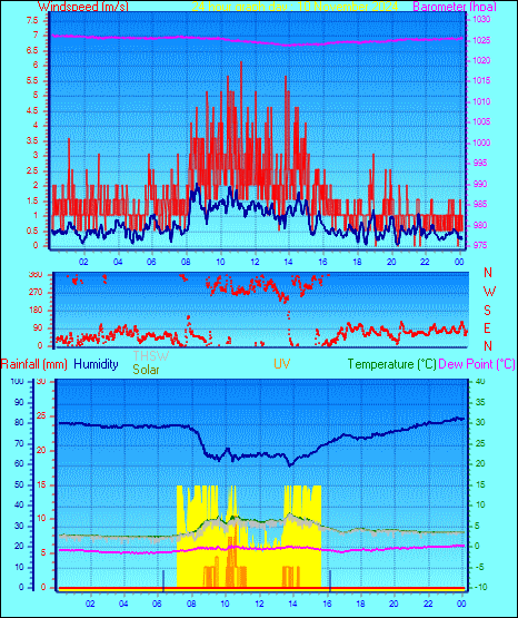 24 Hour Graph for Day 10