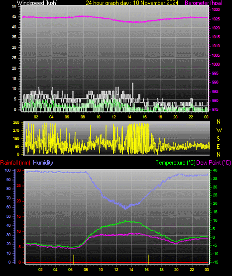 24 Hour Graph for Day 10