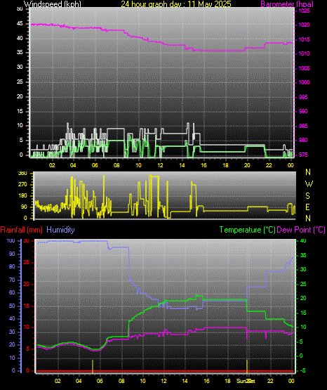 24 Hour Graph for Day 11