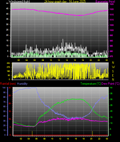 24 Hour Graph for Day 16