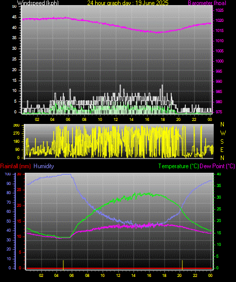 24 Hour Graph for Day 19