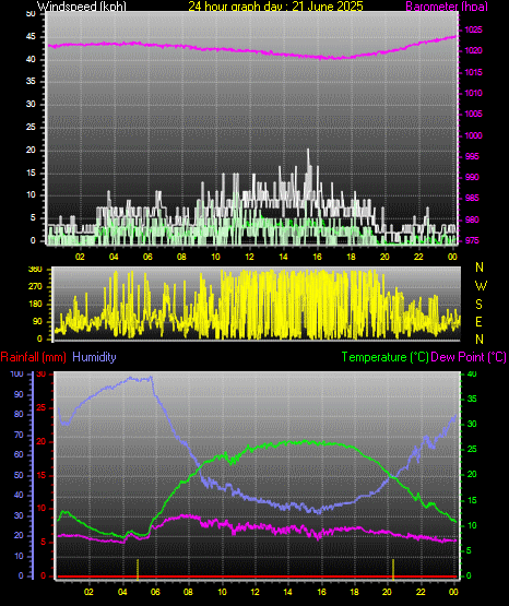24 Hour Graph for Day 21